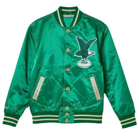 1938 Philadelphia Eagles Green Satin Jacket