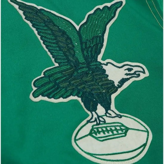 1938 Philadelphia Eagles Green Satin Jacket