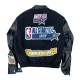 2024 All-Star Indianapolis Black Wool and Leather  Jacket