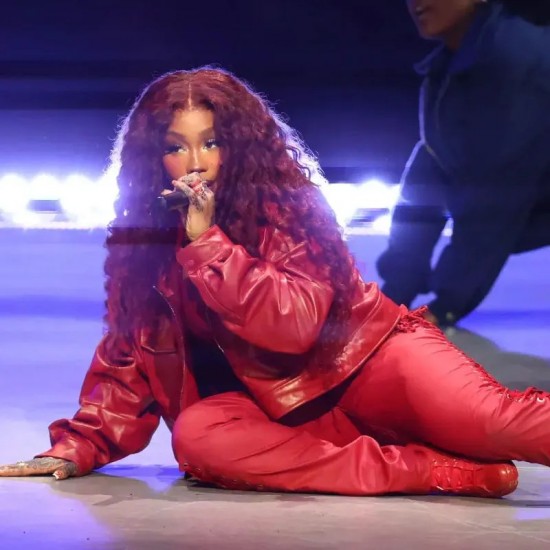 2025 Halftime Show-Inspired Leather Jacket | SZA Style Unisex Concert Fashion