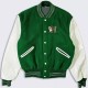 70’s Miami Hurricanes Green and White Varsity Jacket