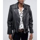 Ace of Spades Black Leather Jacket