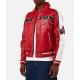 All Star Red Avirex Leather Jacket