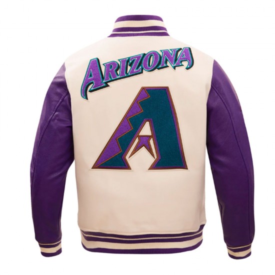 Arizona Diamondbacks Retro Classic Rib Varsity Jacket