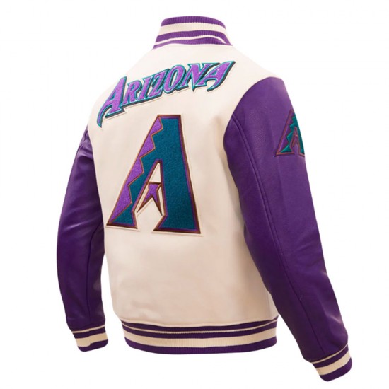 Arizona Diamondbacks Retro Classic Rib Varsity Jacket