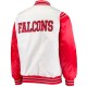 Atlanta Falcons Starter Red and White Jacket