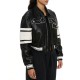 Avirex N4 Cropped Leather Jacket