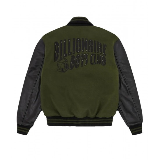 BBC Astro Letterman Green and Black Jacket