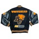 BC Lions White Head Black Varsity Jacket