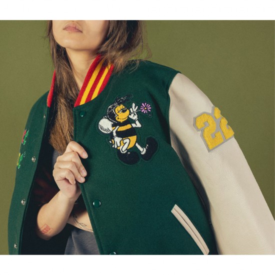 Bee Line Green Varsity Jacket