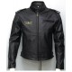 Biker Goldwing Black Leather Jacket