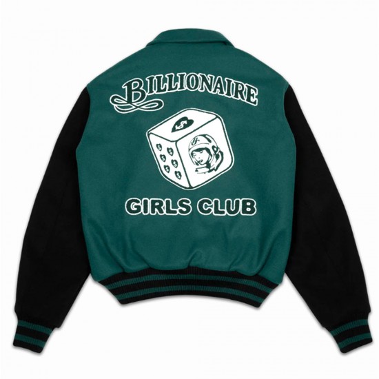 Billionaire Girls Club Dice Varsity Jacket