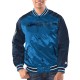 Blue/Navy Minnesota Timberwolves Renegade Varsity Satin Jacket