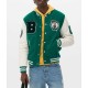 Boston Celtics Varsity Green and Off White Jacket