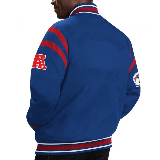 Buffalo Bills Tailback Blue Varsity Jacket