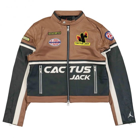 Cactus Air Jordan Leather Jacket