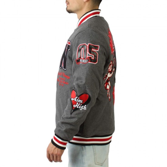 Cherub Rock Rebel Minds Varsity Jacket