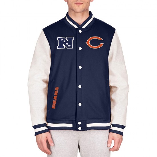 Chicago Bears Third Down Varsity Jacket