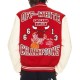 Chicago Bulls Off-White Varsity Jacket