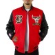 Chicago Bulls Plaid Patches Varsity Jacket