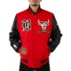 Chicago Bulls Plaid Patches Varsity Jacket