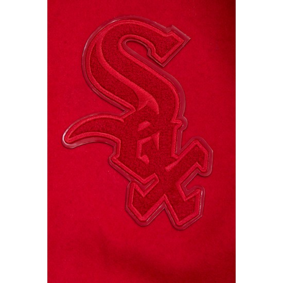 Chicago White Sox Classic Triple Red Wool Varsity Jacket