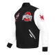 Classic Ohio State University Black and White Varsity Jacket