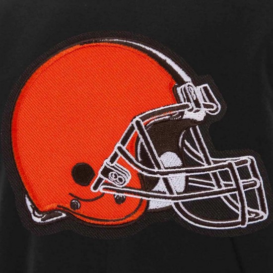 Cleveland Browns Two-Tone Varsity Wool/Leather Jacket