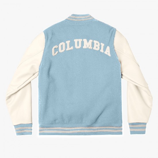 Columbia University Light Blue Varsity Jacket