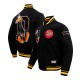 Daffy Duck Looney Tunes Freeze Max Black Varsity Jacket