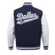 Dallas Cowboys Script Tail Classic Rib Varsity Jacket