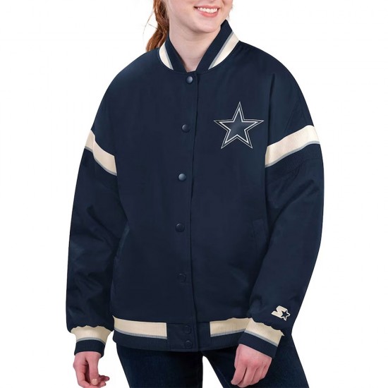 Dallas Cowboys Tournament Navy Varsity Jacket