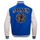 Dallas Mavericks 2023/24 City Edition Royal Varsity Jacket