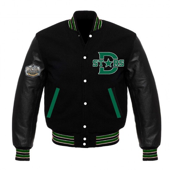 Dallas Stars Varsity Wool/Leather Jacket