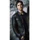 Damon Salvatore The Vampire Diaries Leather Jacket