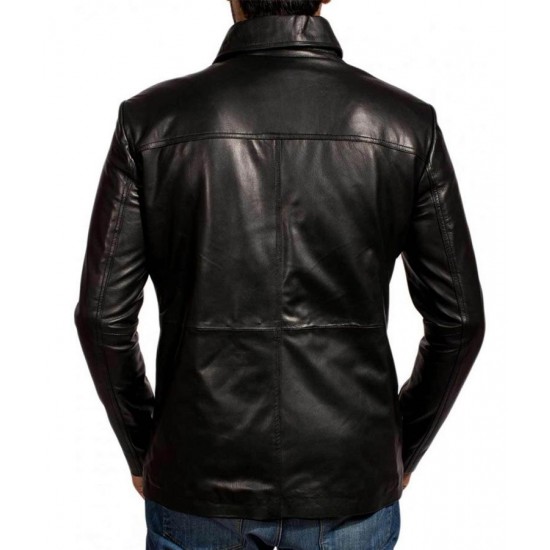 Damon Salvatore The Vampire Diaries Leather Jacket