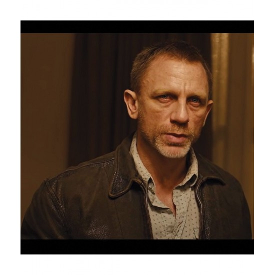 Daniel Craig Skyfall Brown Leather Jacket