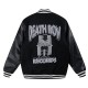 Death Row Records Chair Logo Black Varsity Jacket