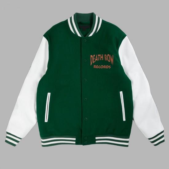 Death Row Records Snoop Dogg Green Varsity Jacket