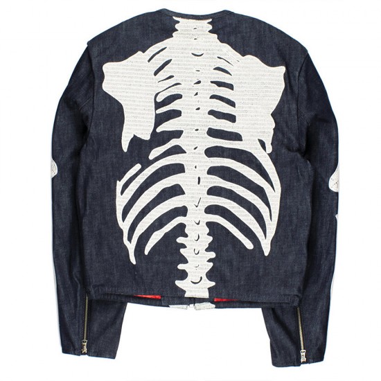 Denim Skeleton Kapital Jacket