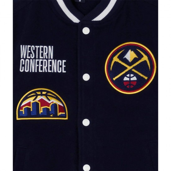 Denver Nuggets Western Conference Varsity Jacket