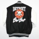 Detroit Bad Boys Varsity Black and White Jacket