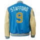 Detroit Lions 9 Matthew Stafford Varsity Jacket