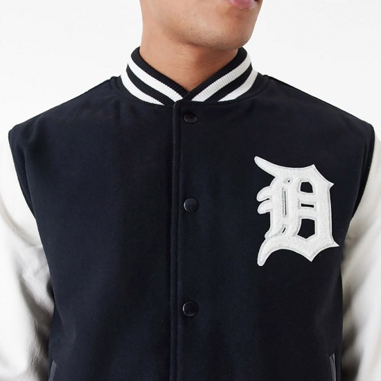 Detroit Tigers World Series 1984 Black Varsity Jacket