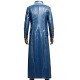 Devil May Cry 3 Vergil Blue Leather Trench Coat