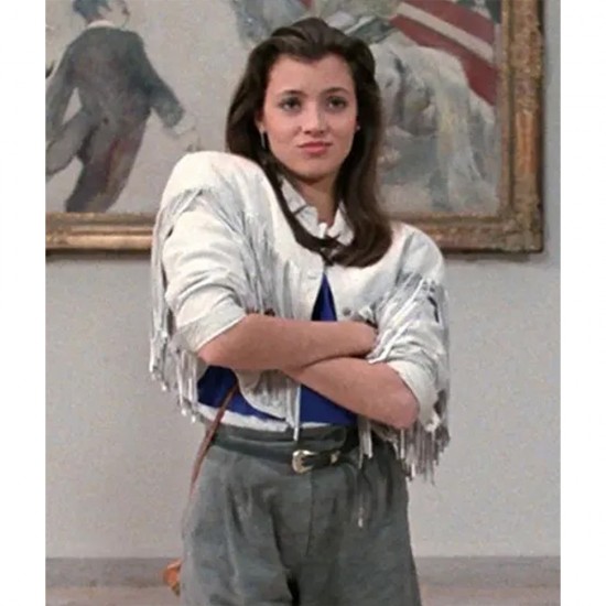 Ferris Bueller’s Day Off Mia Sara Leather Jacket