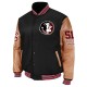 Florida State Seminoles Varsity Black and Brown Jacket