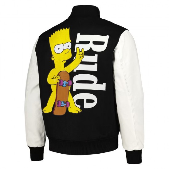 Freeze Max Rude The Simpsons Varsity Jacket