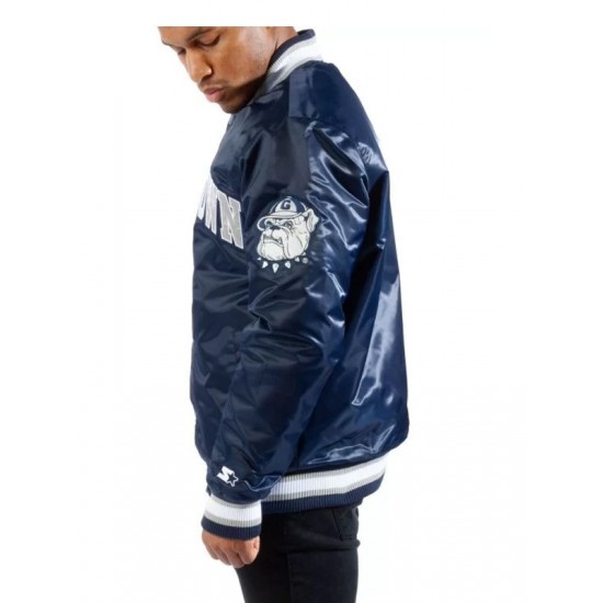 Georgetown Blue Bomber Jacket