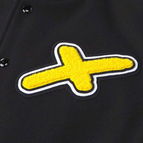 Golden Bear Pikachu Black Varsity Jacket